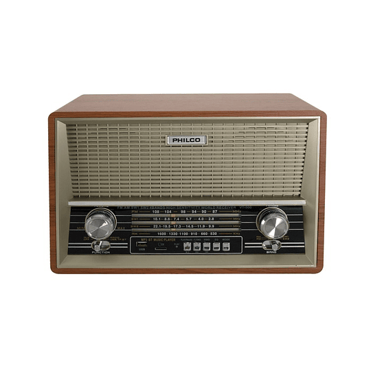 Radio Retro Vintage Philco Madera VT500