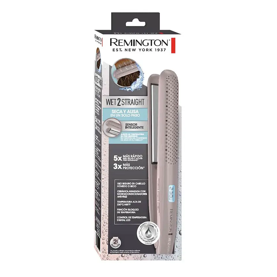 Plancha Alisadora Remington Wet2 Straight S27A 2