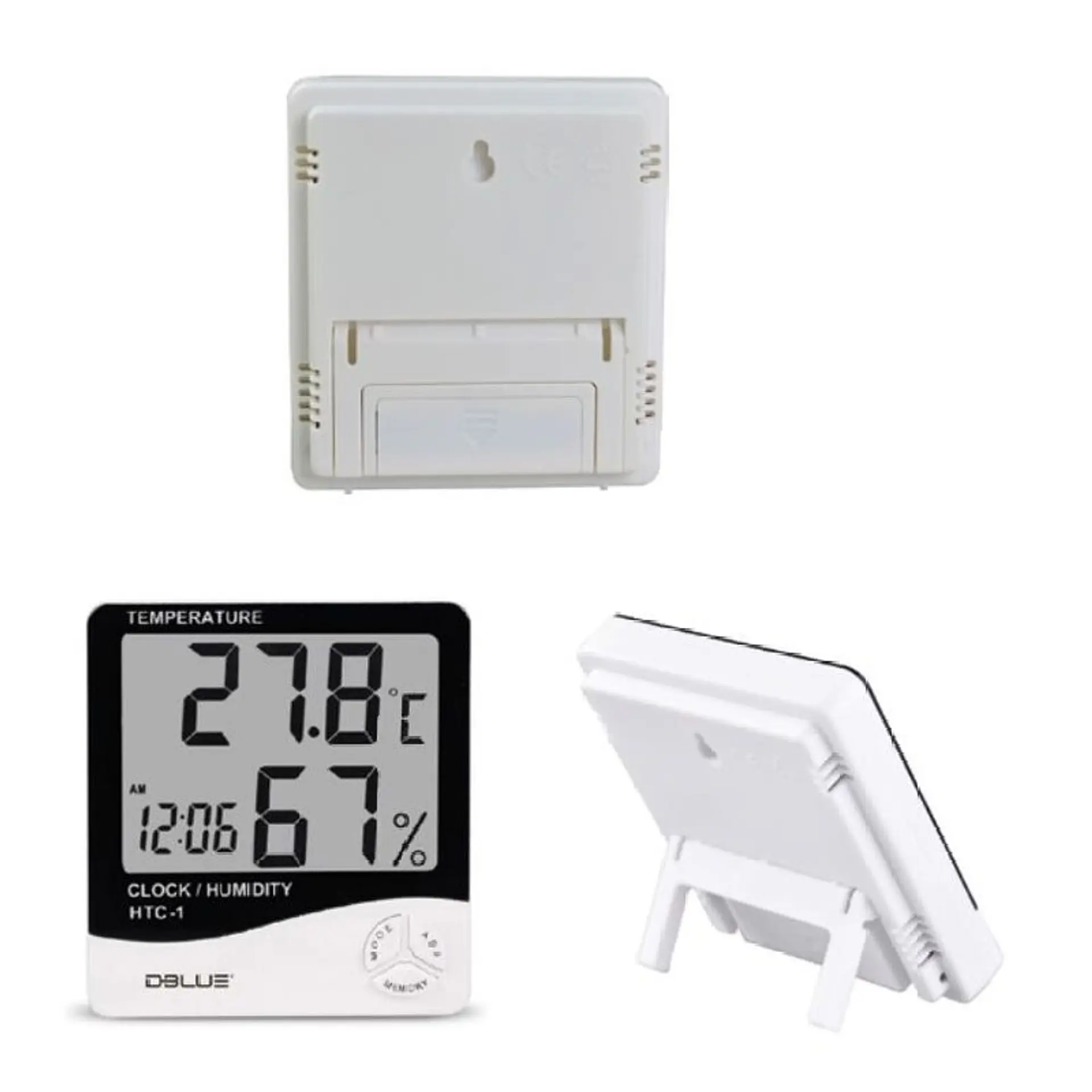 Reloj digital Dblue Termohigrometro Humedad 2