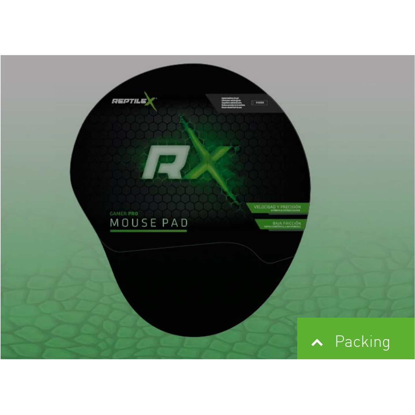 Mouse Pad Gamer Pro Gel Reptilex RX0055 2