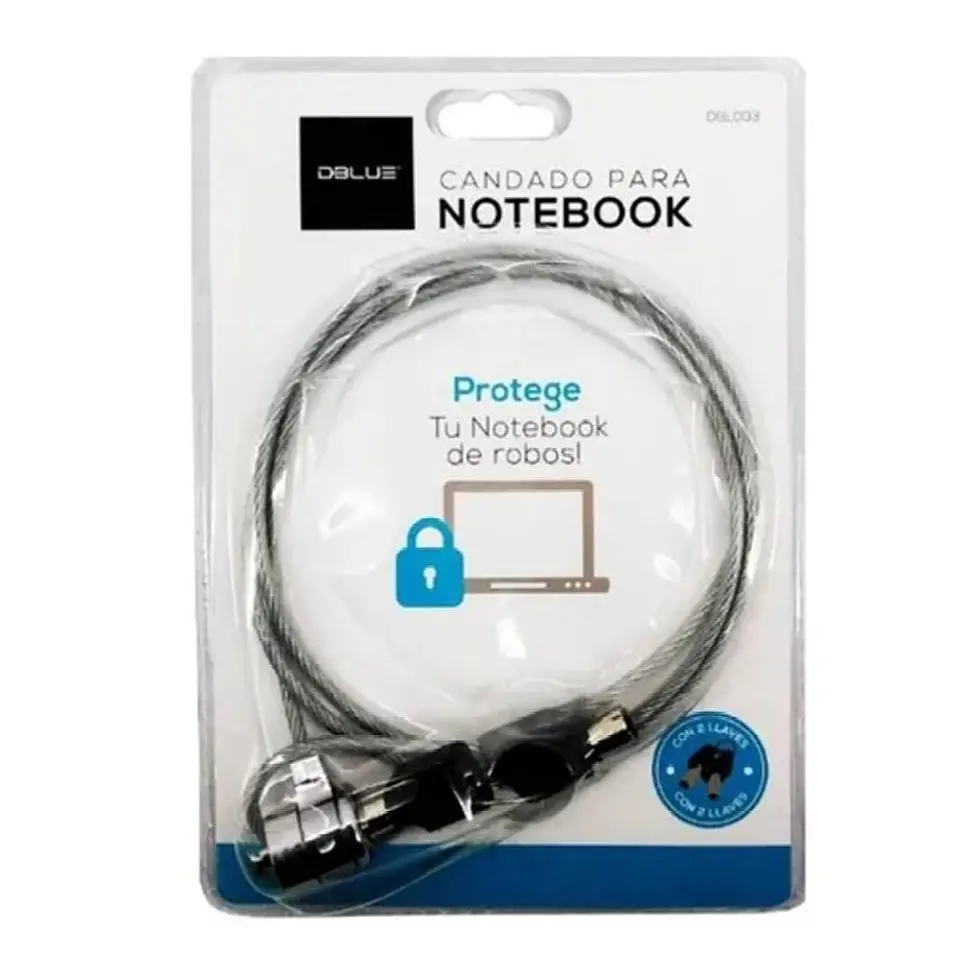 Candado Seguridad Notebook Dblue Con Llave 5