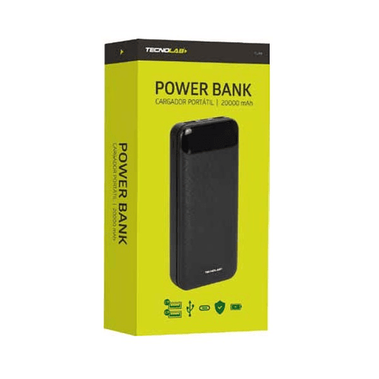 Bateria Portatil Powerbank 20.000 Tecnolab