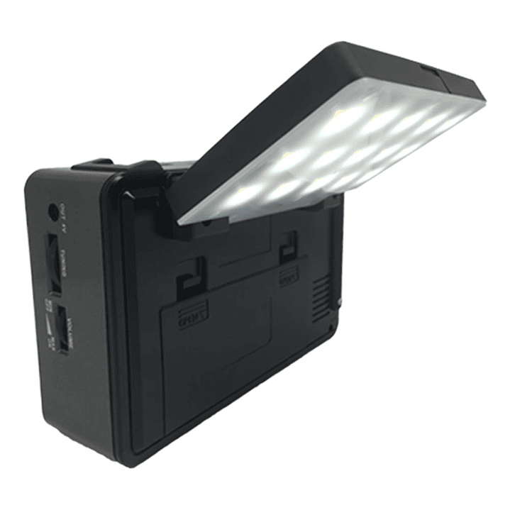 Radio Solar Recargable IRT Con Lampara 8 bandas 2