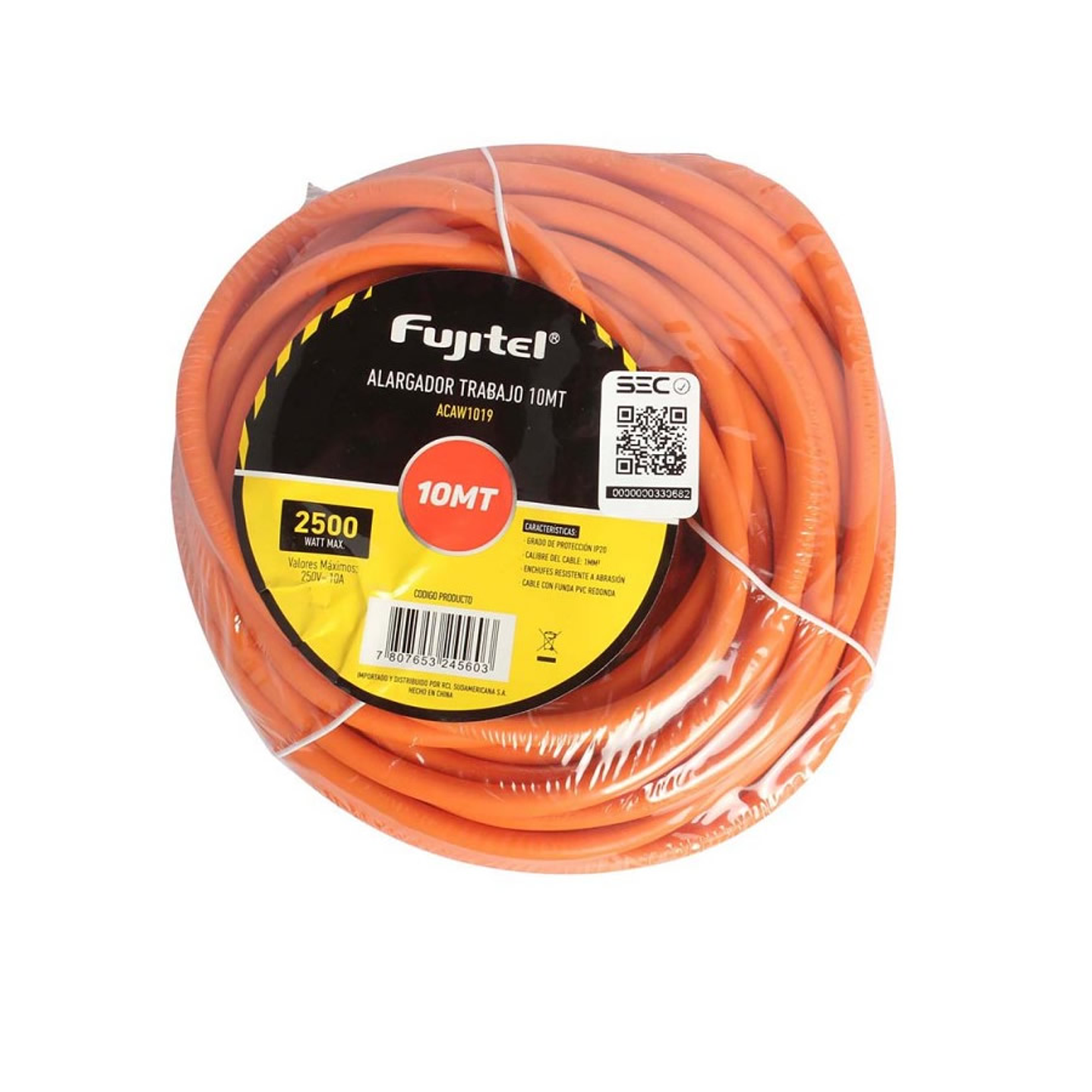 Alargador Extension Electrica 10 mts Fujitel 1