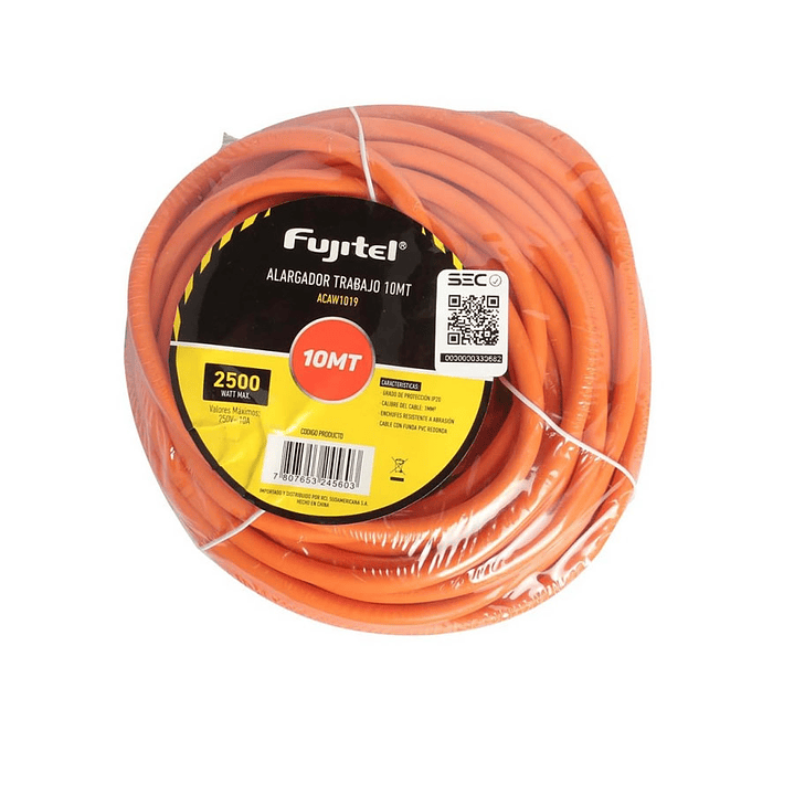 Alargador Extension Electrica 10 mts Fujitel 1