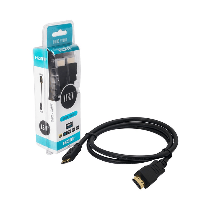 Cable HDMI IRT 1.8mts Full HD 1.4 1