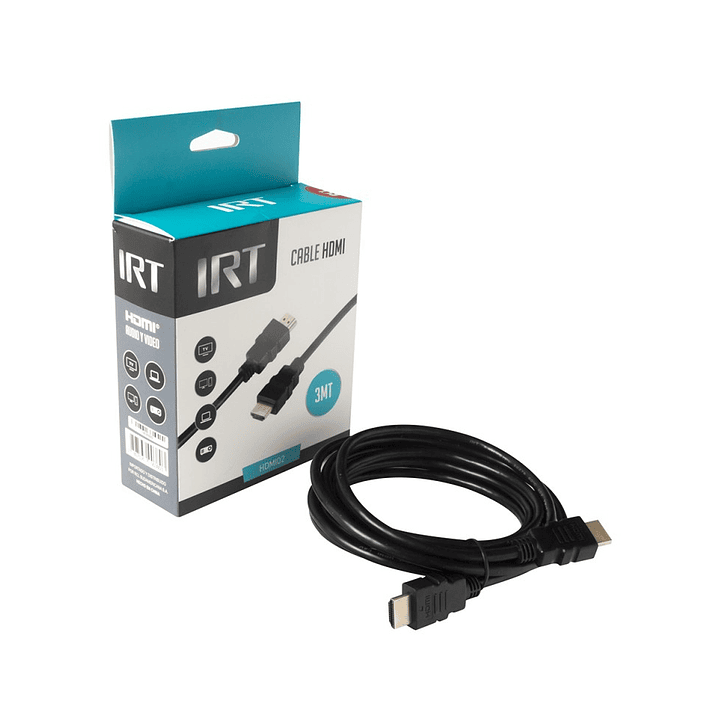 Cable HDMI IRT 3mts Full HD 1.4 1
