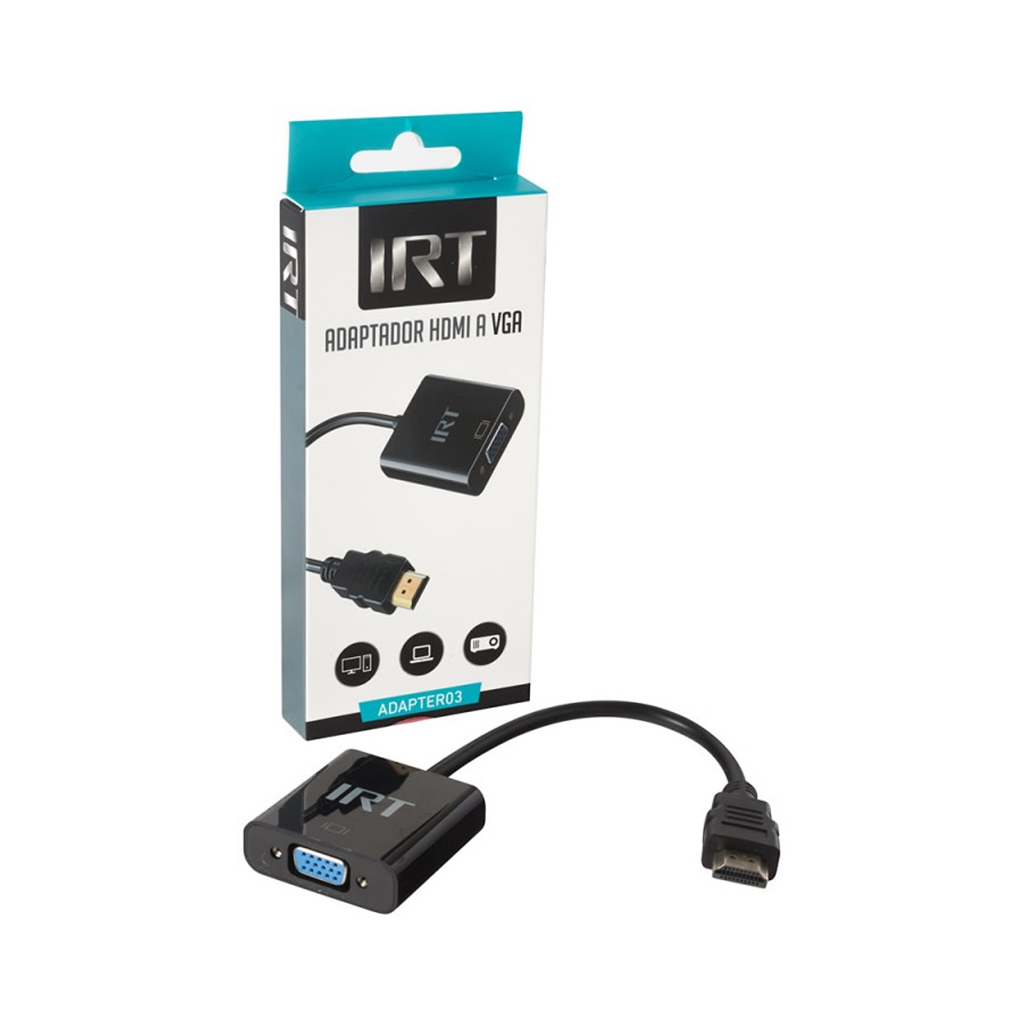 Adaptador Conversor Hdmi A Vga Hembra IRT 1