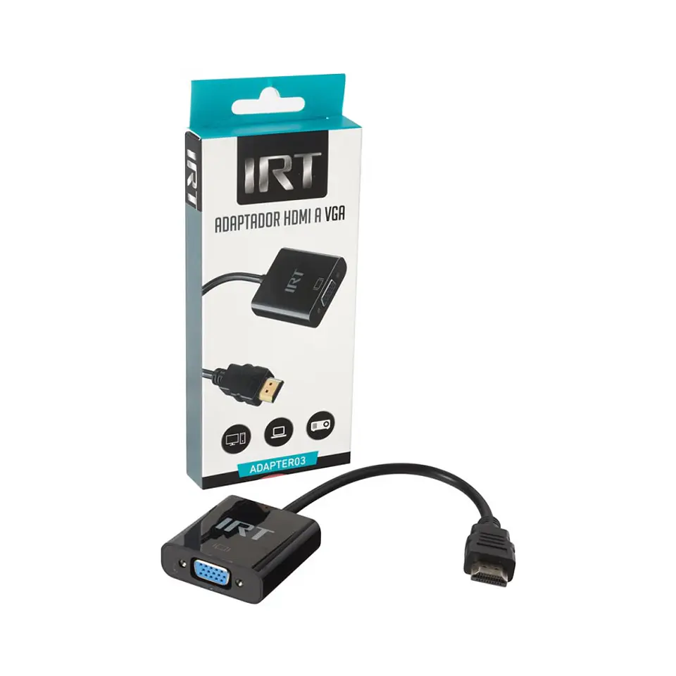 Adaptador Conversor Hdmi A Vga Hembra IRT 1