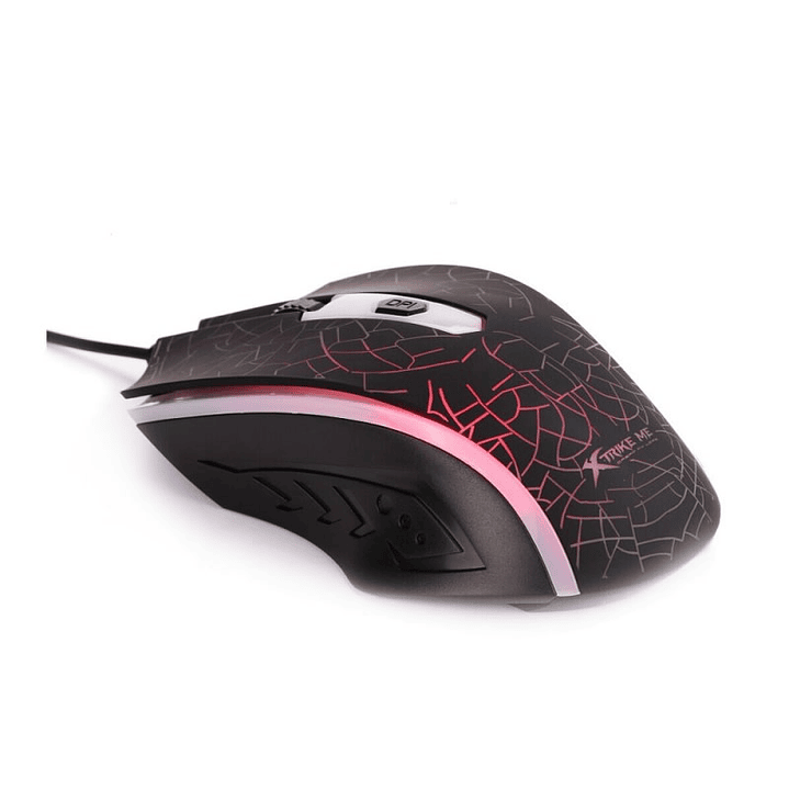 Mouse Gamer Xtrike Me Retroiluminado 1200dpi 3