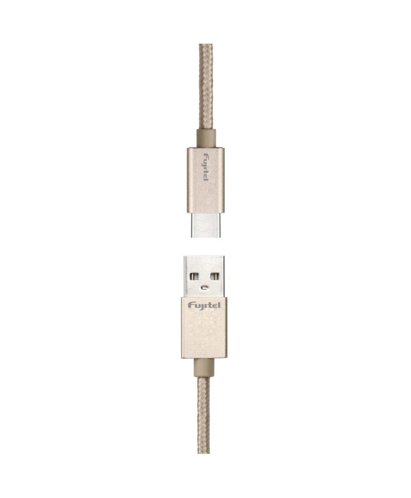 Cable Usb Tipo C Fujitel Carga Rapida Gold