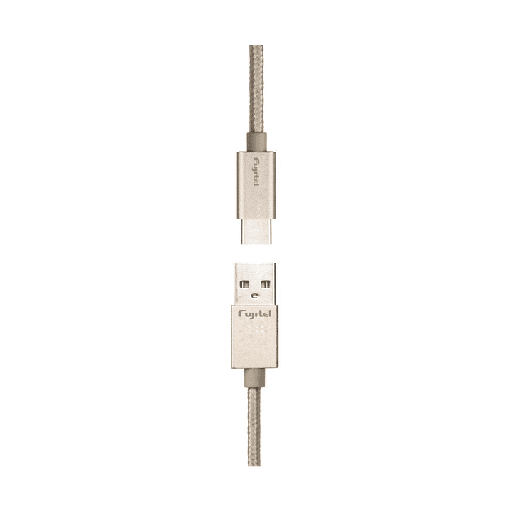 Cable Usb Tipo C Fujitel Carga Rapida Gold 1