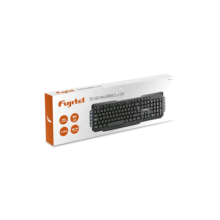 Teclado Inalambrico Fujitel 105+10 Teclas 2