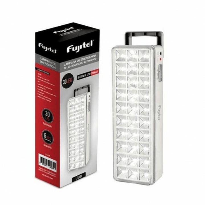 Lampara de emergencia 30 Led Fujitel Recargable 2