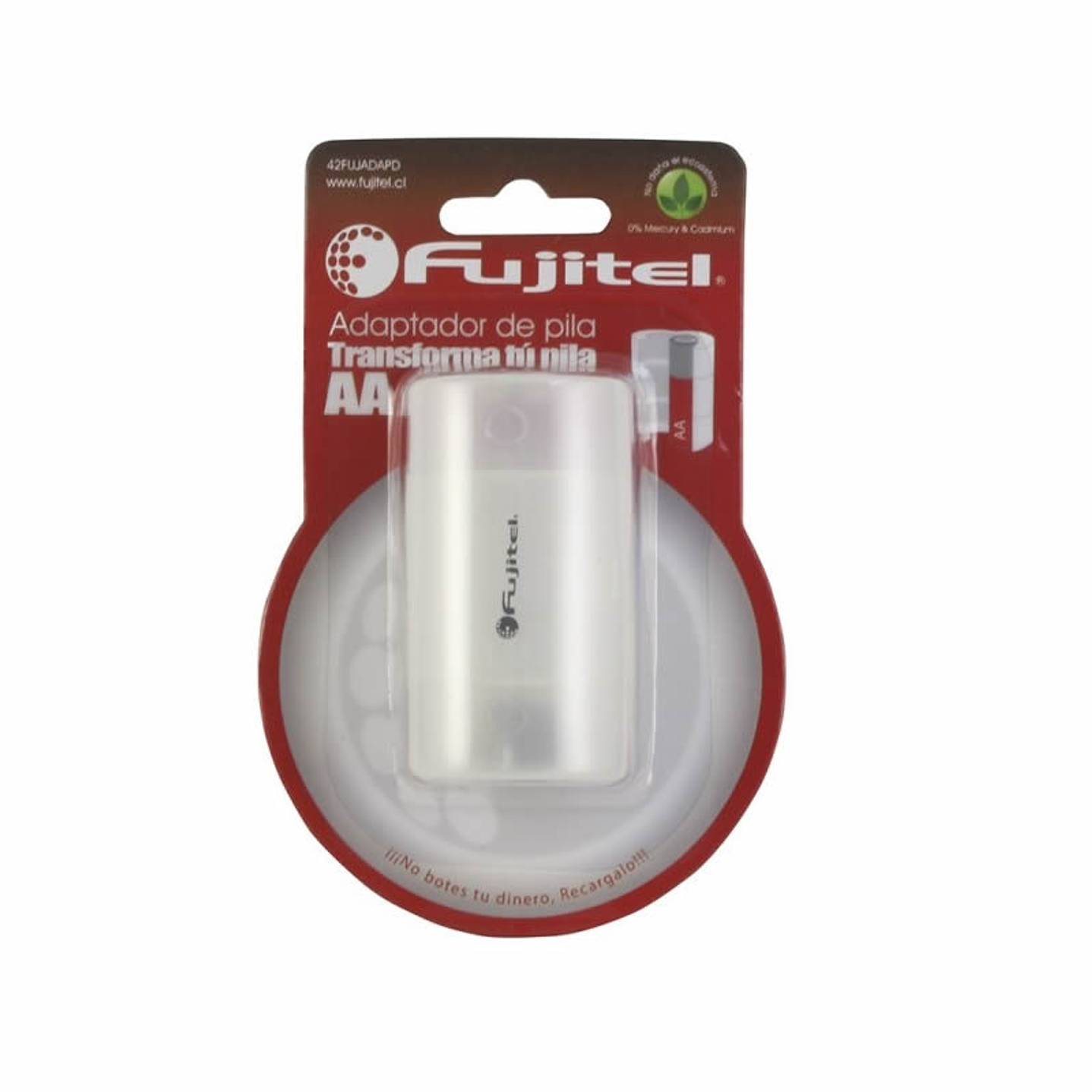 Adaptador de Pilas AA a D Fujitel 1