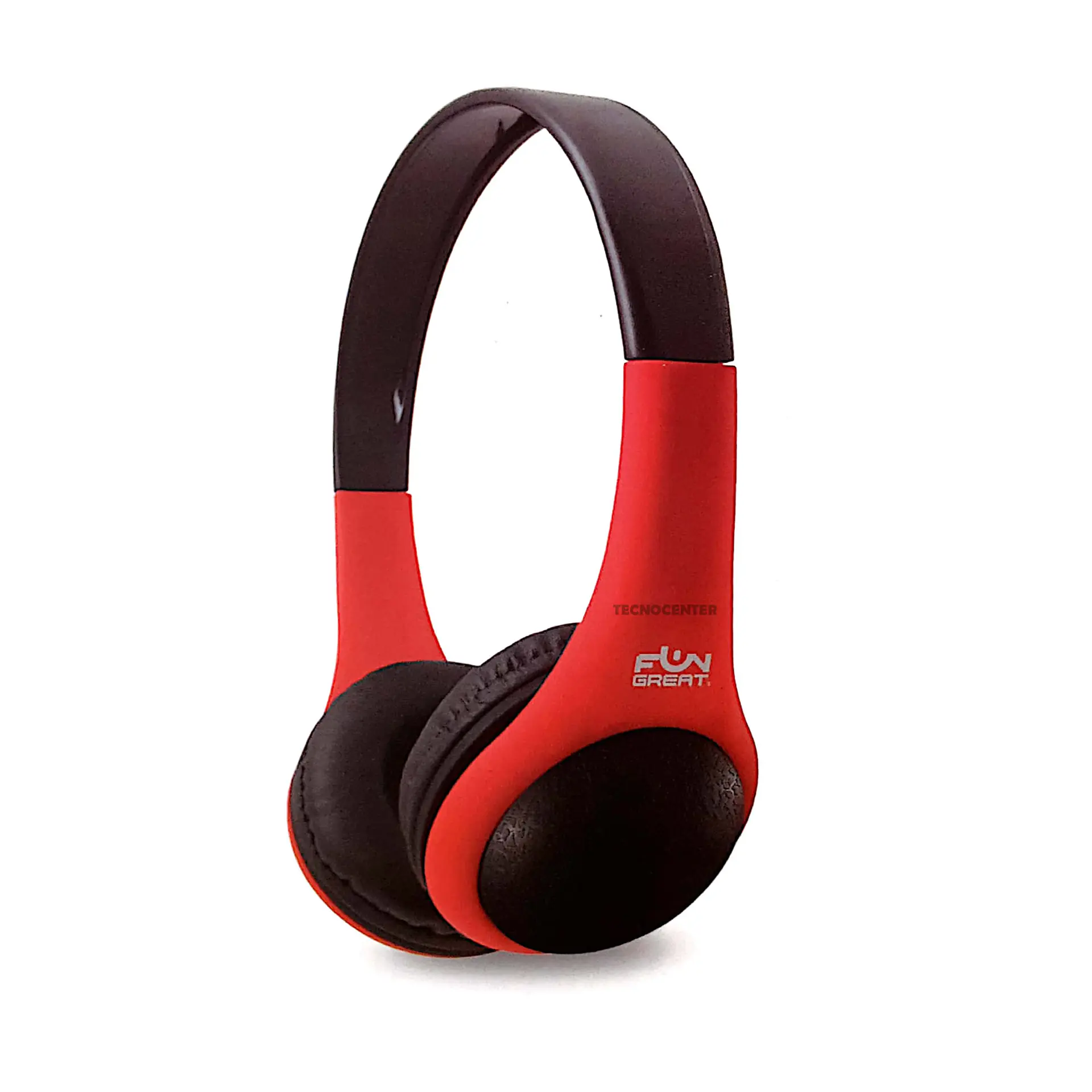 Audifonos Head Band Fun Great Rojo Negro 1
