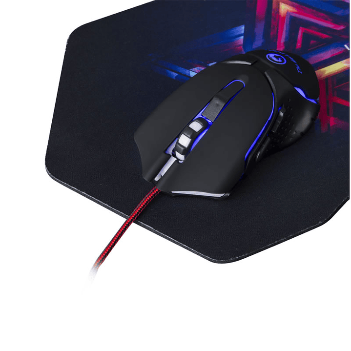 Kit Gamer Mouse Pad Optico 2400dpi Marvo 2