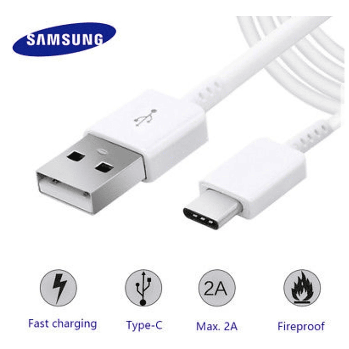Cable Usb Tipo C Blanco Original Samsung 1.2m 3
