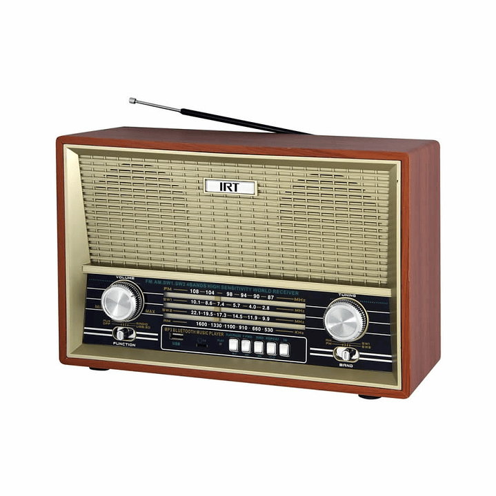Radio Vintage Bluetooth IRT Madera 1