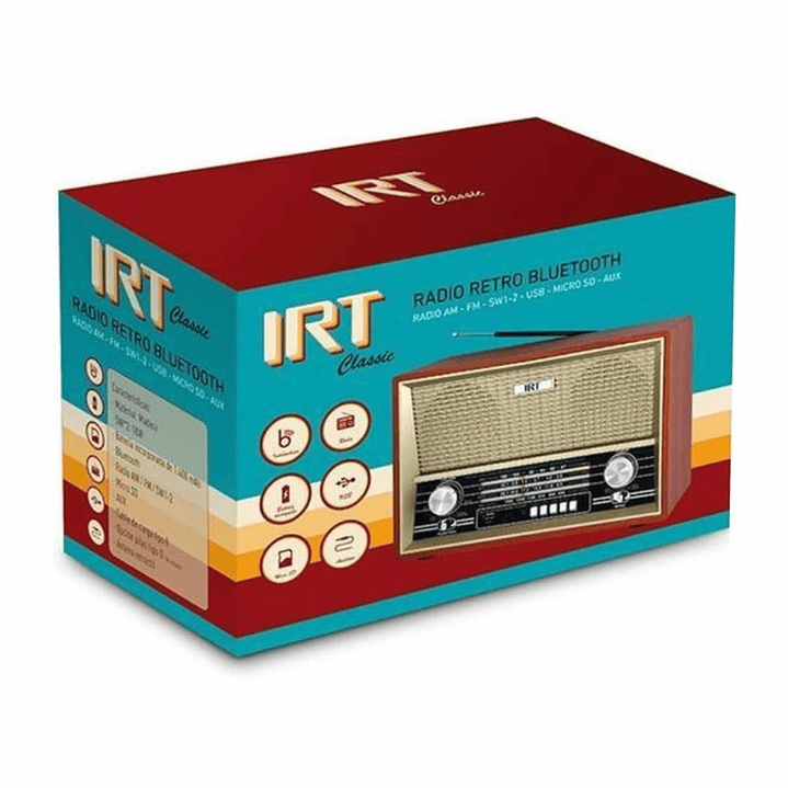Radio Vintage Bluetooth IRT Madera 2