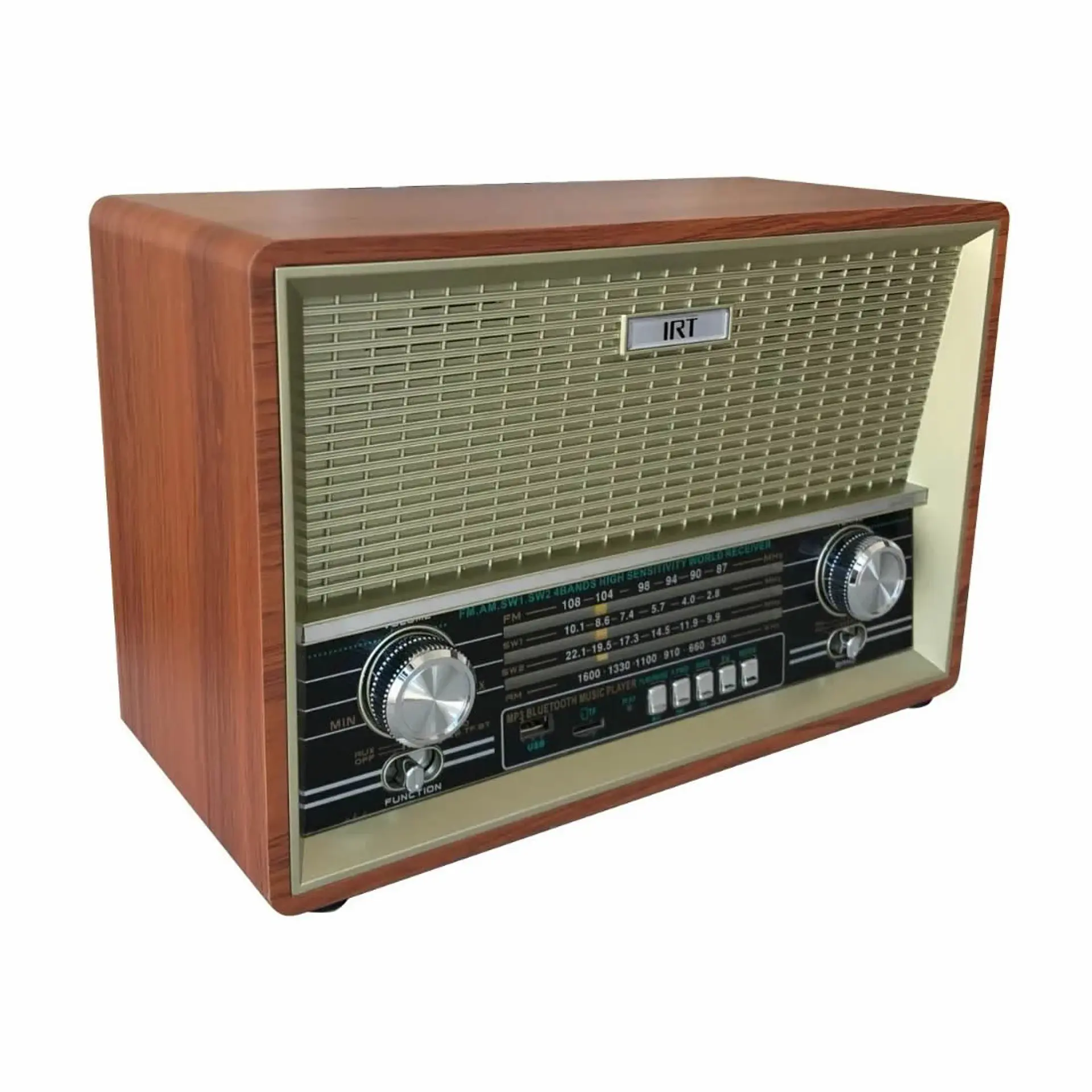 Radio Vintage Bluetooth IRT Madera 3