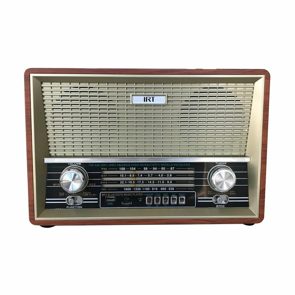 Radio Vintage Bluetooth IRT Madera 4