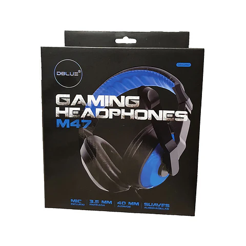Audifono Gamer Microfono DBLUE 47BL Azul