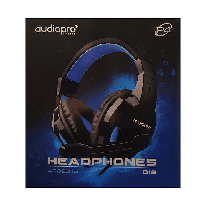 Audifono Gamer Microfono Audiopro 016 Azul 2