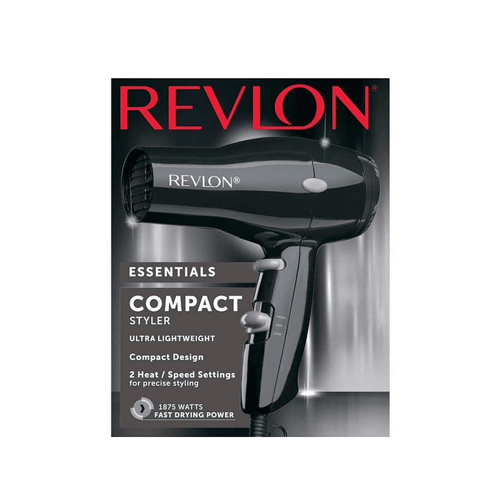 Secador Ionico Compacto Revlon Negro 4