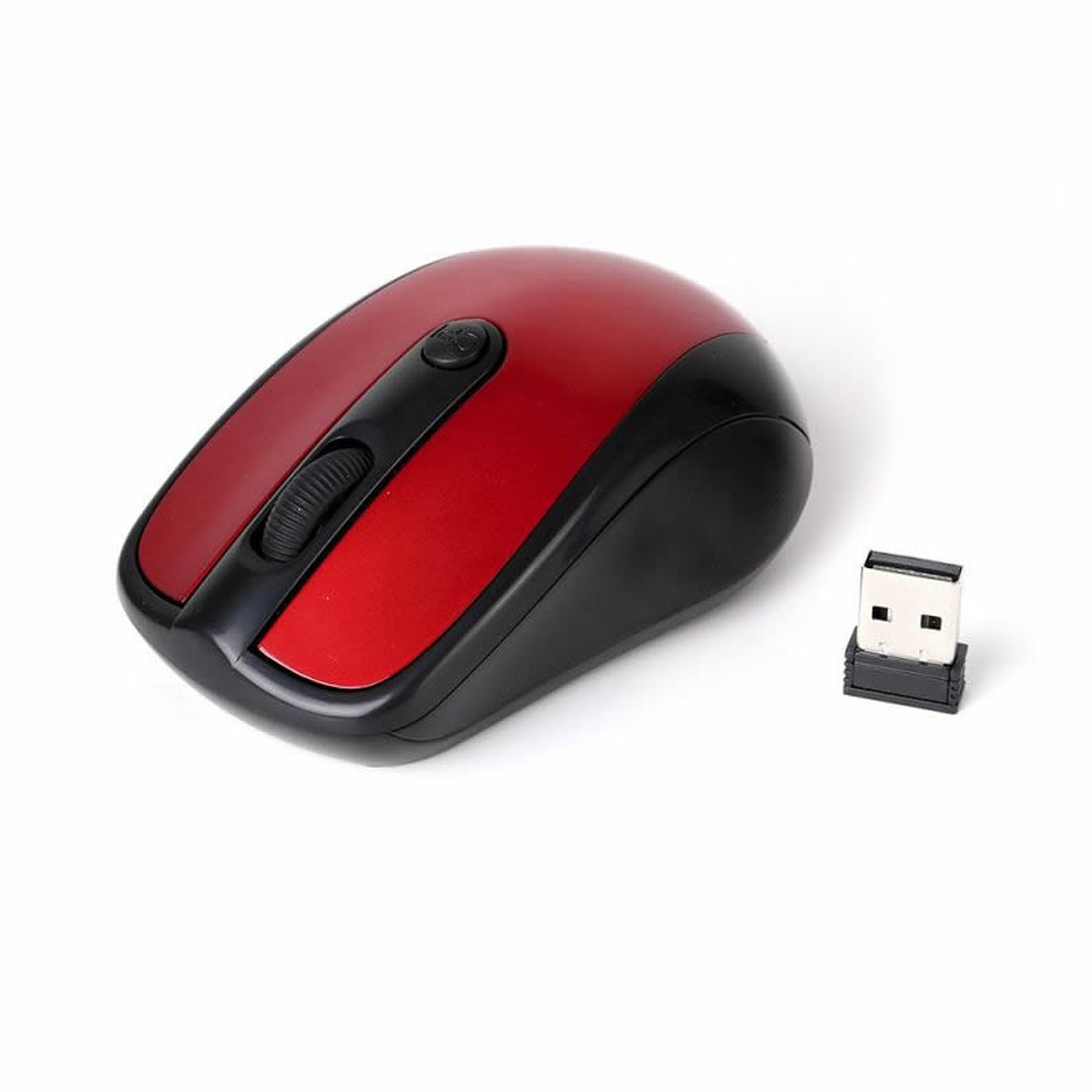 Mouse Optico Fujitel 2.4g Wireless Rojo 1