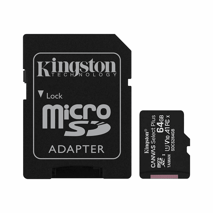 Tarjeta Memoria Micro SD XC 64GB Kingston 2