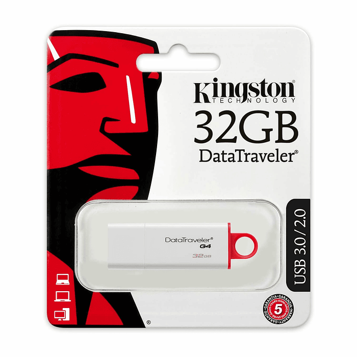 Pendrive Kingston 32Gb Datatraveler G4 Usb 3.0 3