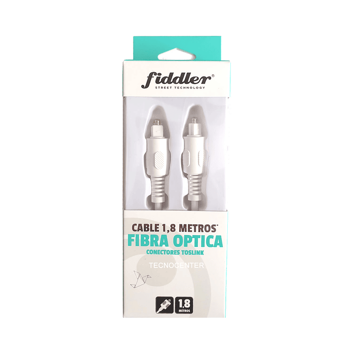 Cable Optico Audio Digital Toslink 1.8mts Fiddler 2