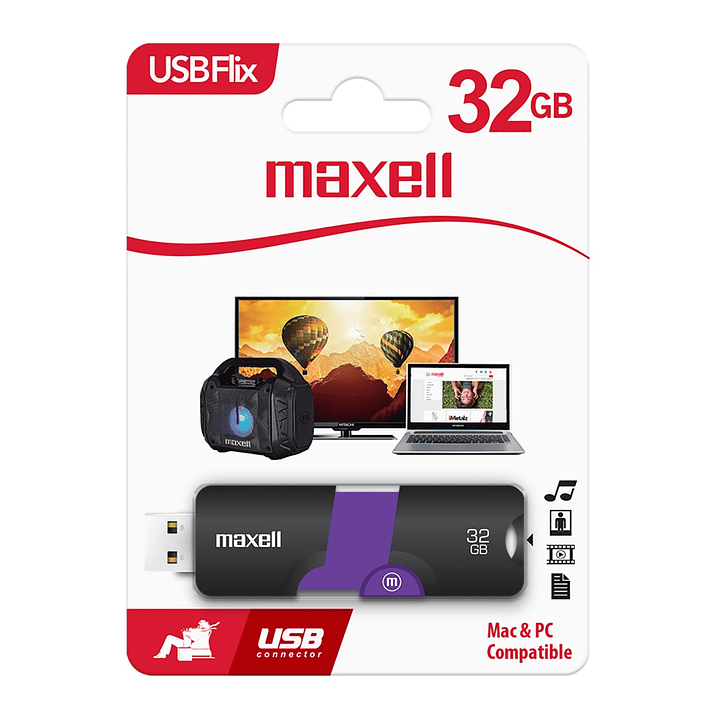 Pendrive 32GB Maxell USBFlix 2.0 1