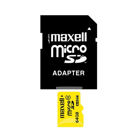 Tarjeta Memoria Micro SD XC 64GB Maxell