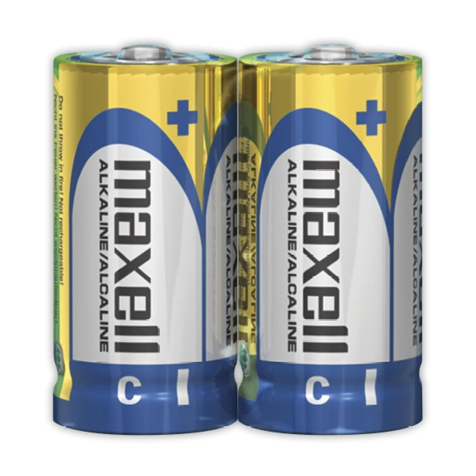 Pack 2 Pilas Alcalinas Tipo C Maxell 2