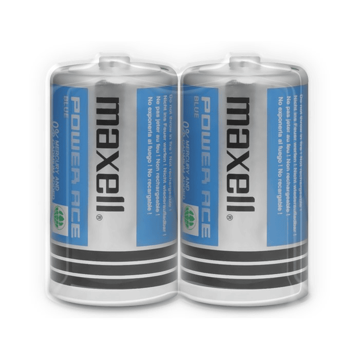 Pack 2 Pilas D Maxell Manganeso Super Power 1