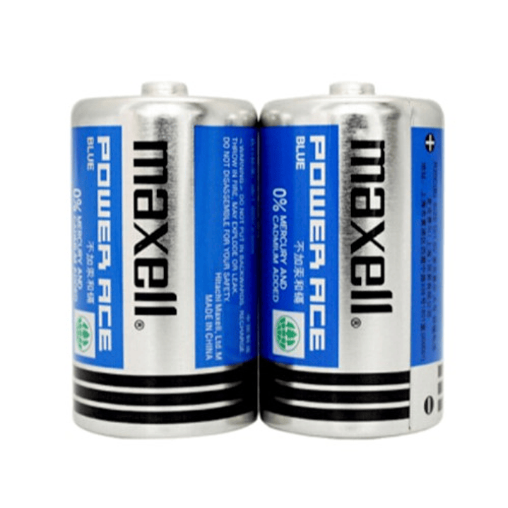 Pack 2 Pilas D Maxell Manganeso Super Power 2