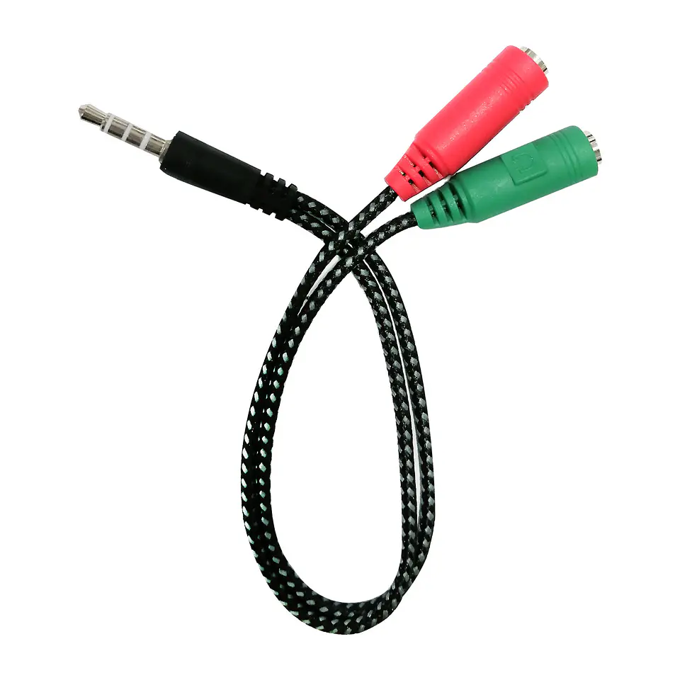 Cable Adaptador 1 Macho 2 Hembra 3.5 Honk 1