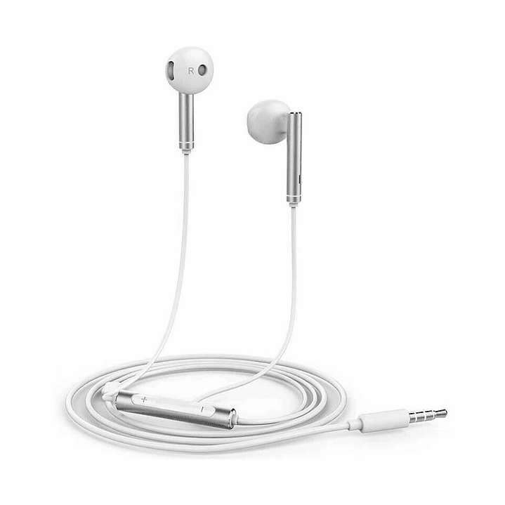 Audífonos Huawei Am116 Metalicos Blancos 1