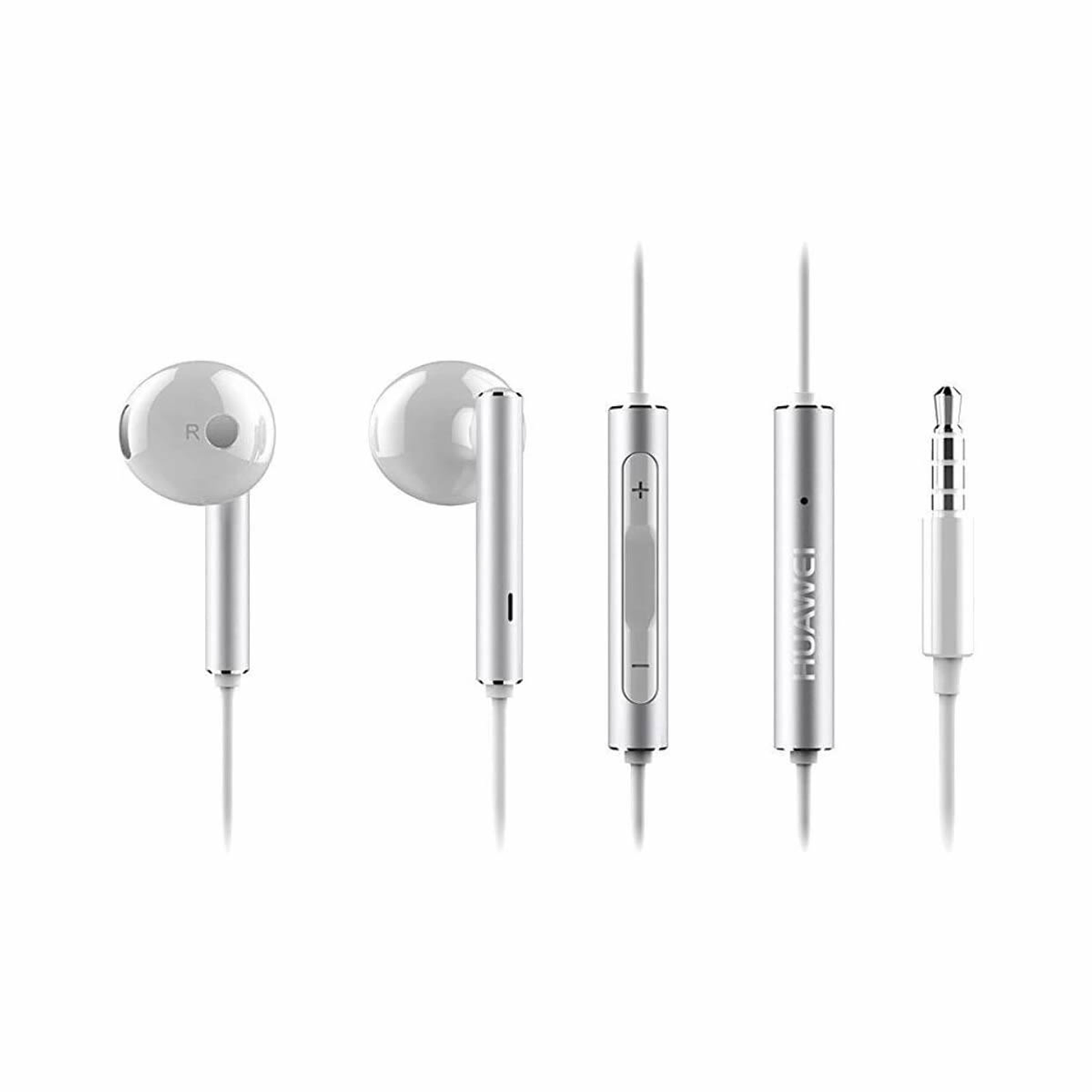 Audífonos Huawei Am116 Metalicos Blancos 2