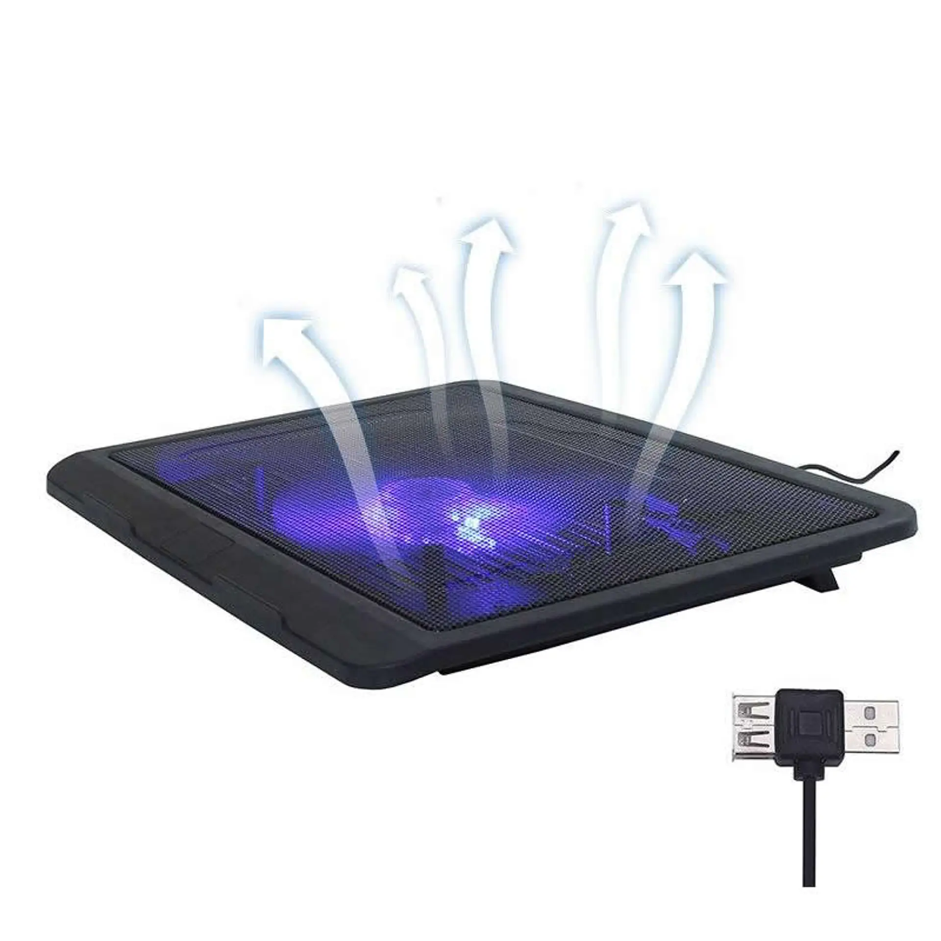 Base Ventilador Para Notebook Usb Enfriador Dblue 4