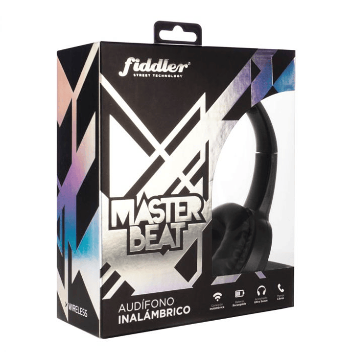Audífonos Bluetooth Master Beat Negro Fiddler 4
