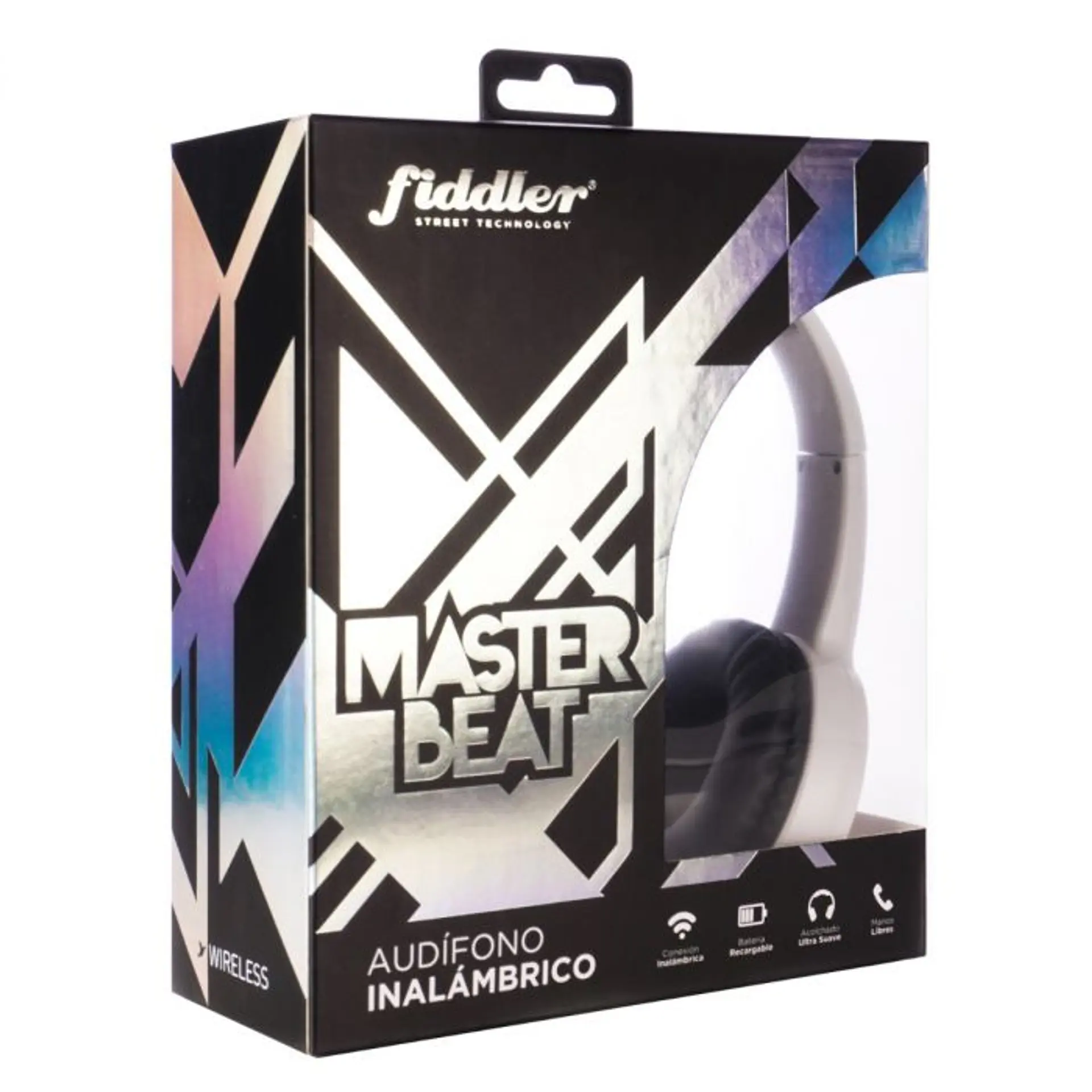 Audífonos Bluetooth Master Beat Blanco Fiddler 4