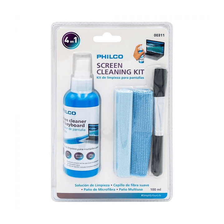 Kit De Limpieza Philco 4 En 1 Pantallas Led 2