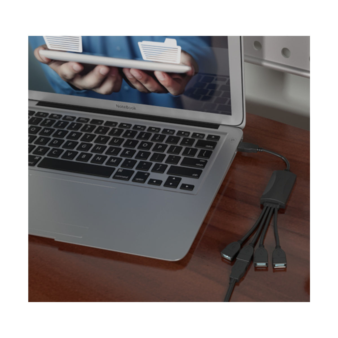 HUB 4 Puertos USB 2.0 Pulpo XTECH XTC-320 2