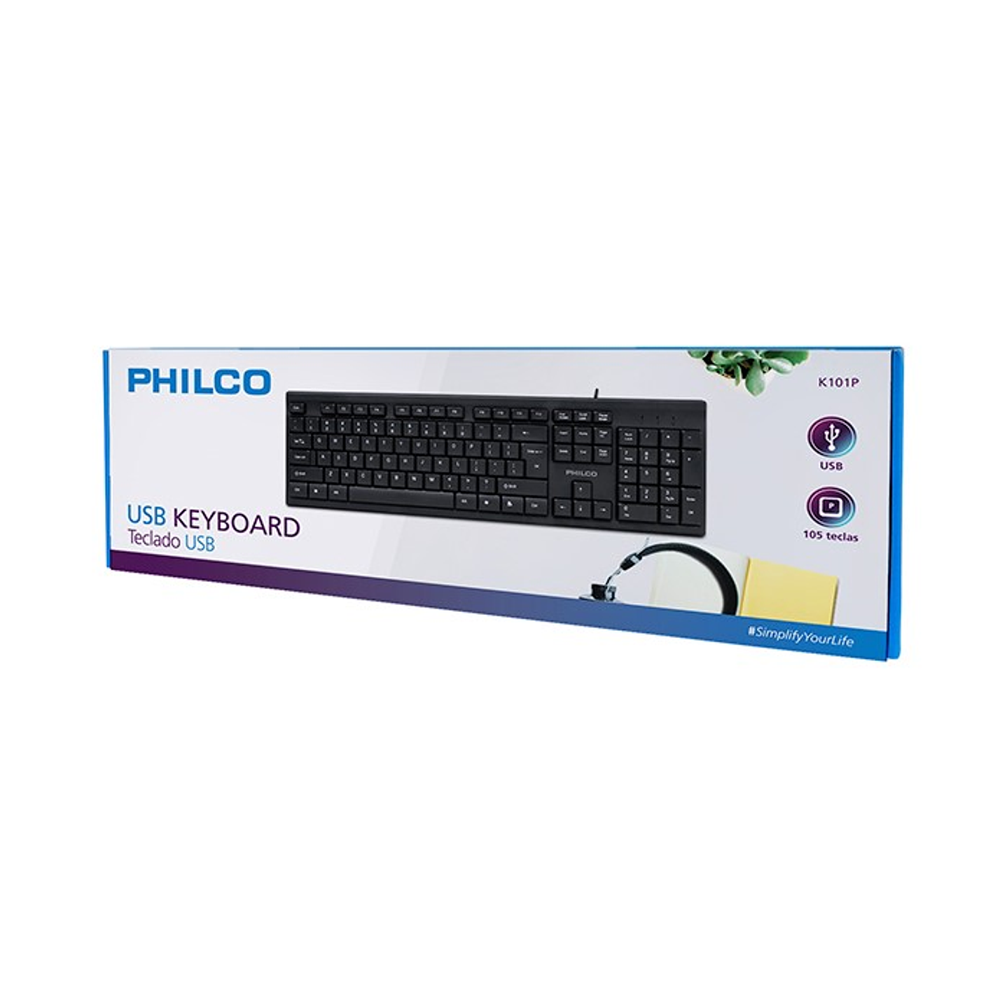 Teclado Usb Philco Estandar CK101 Español 2