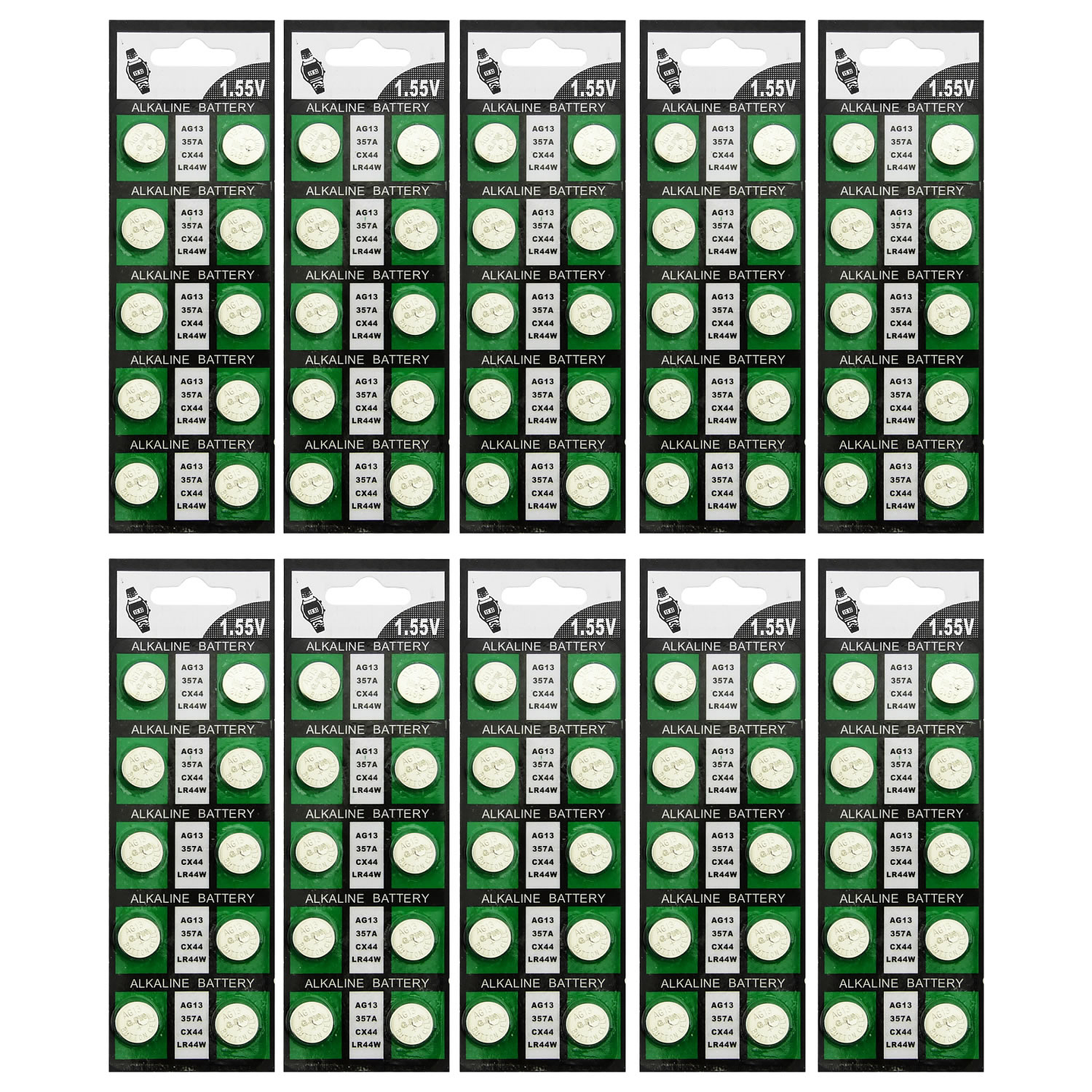 Pack 200 Pilas Ag13 Lr44 Alkaline Battery 2