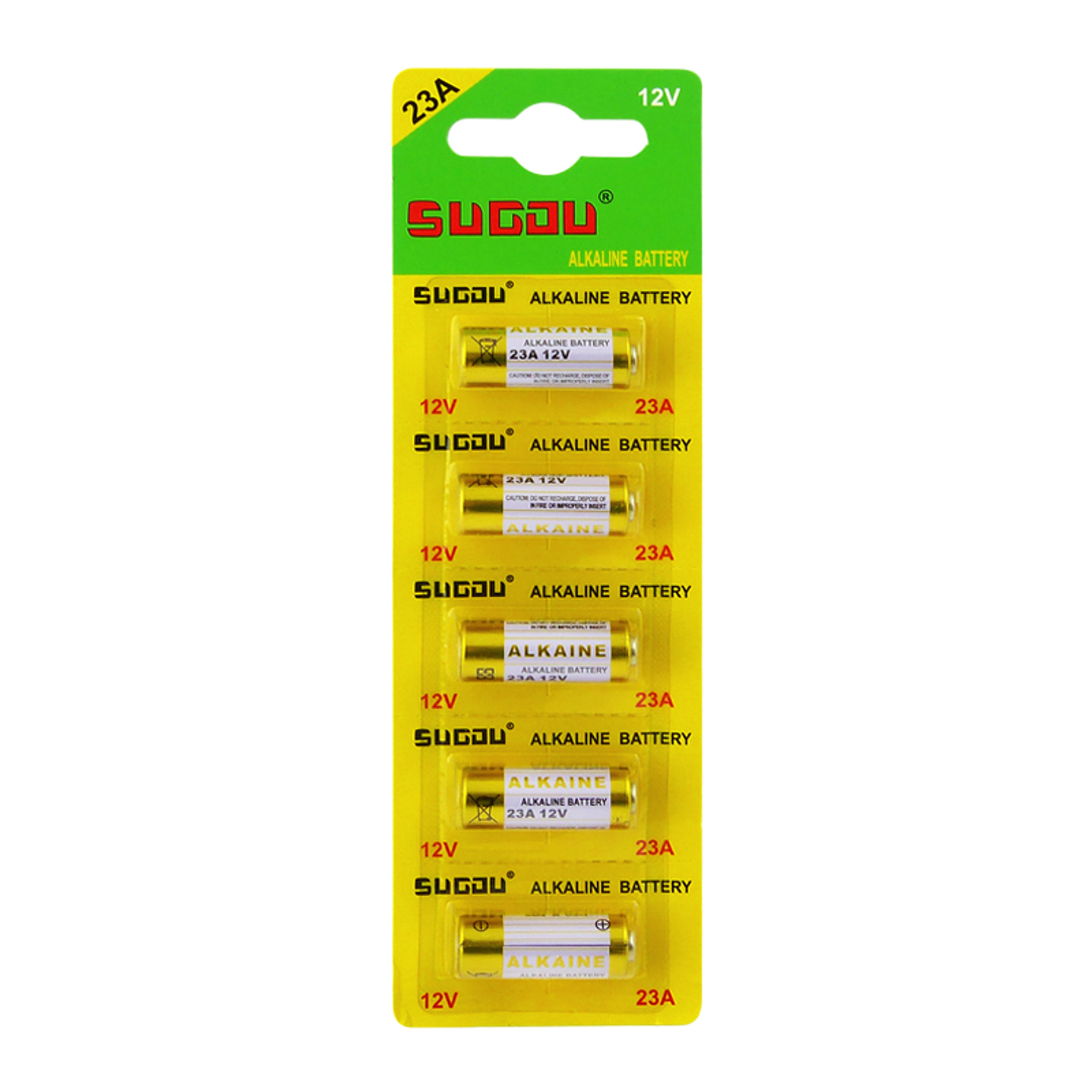 Pack 5 pilas 23A Alkaline Battery 12v 1