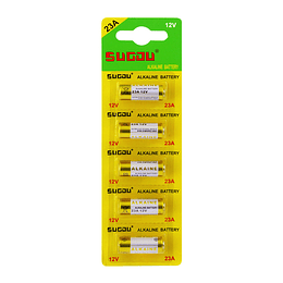 Pack 5 pilas 23A Alkaline Battery 12v